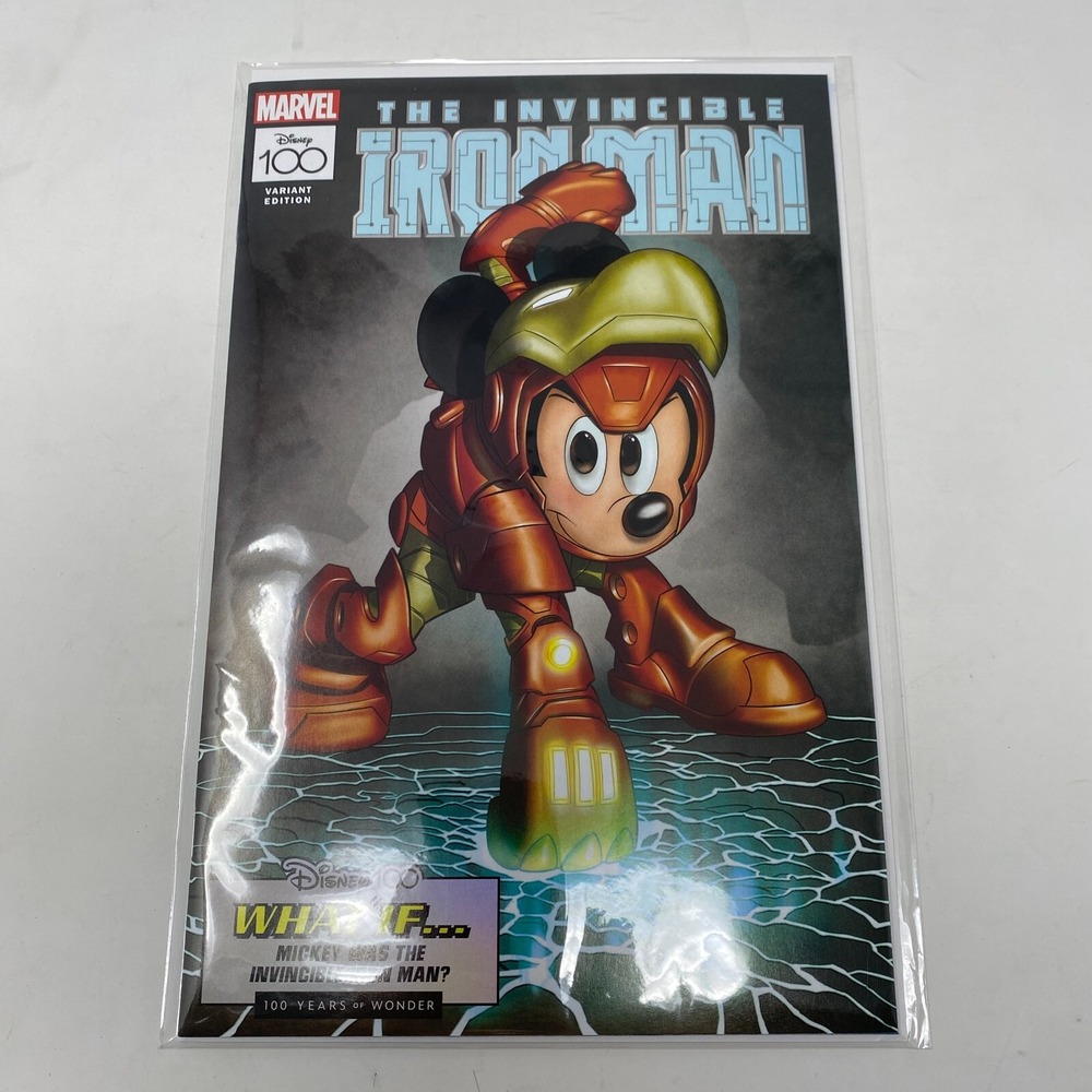 DISNEY 100 MICKEY MOUSE THE‎ INVINCIBLE IRON MAN COMIC BOOK LIMITED RELEASE